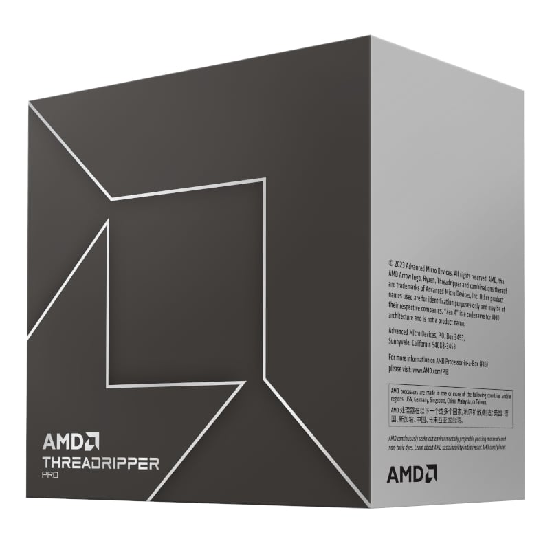AMD RYZEN Threadripper Pro 7965WX 3.8Ghz 24-Core CPU - Image 2
