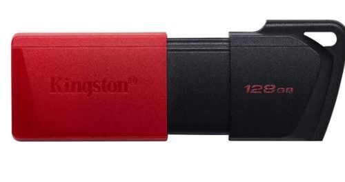 KINGSTON 128GB USB3.2 GEN1 DATATRAVELER EXODIA M (BLACK + RED)