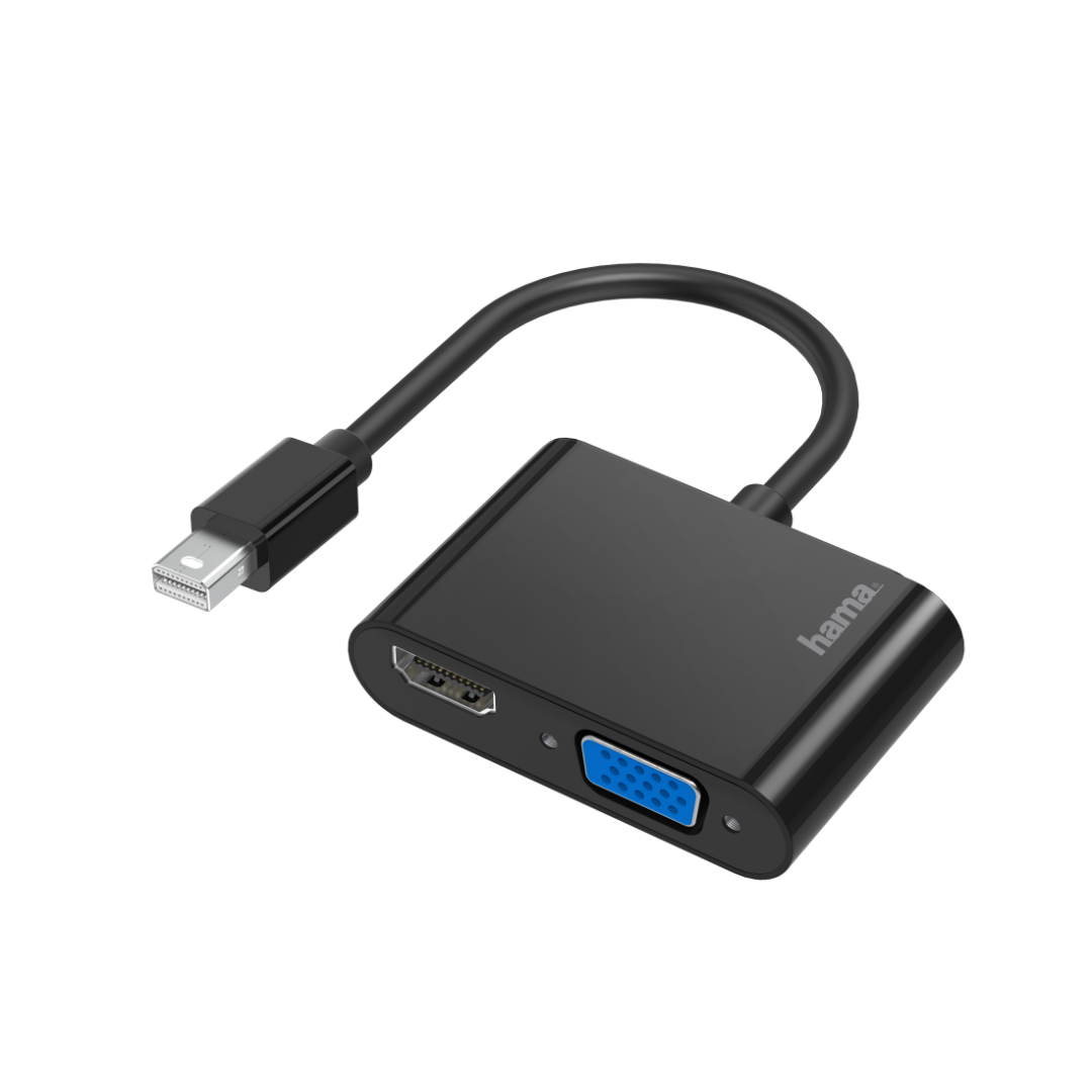 HAMA VIDEO ADAPTER 2IN1 MINI-DP PLUG TO VGA & HDMI SOCKET 4K