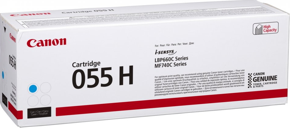 CANON-TONER- CRG 055 H C -LBP663CDW / LBP664CX / MF742CDW / MF744CDW / MF746CX - YIELD …