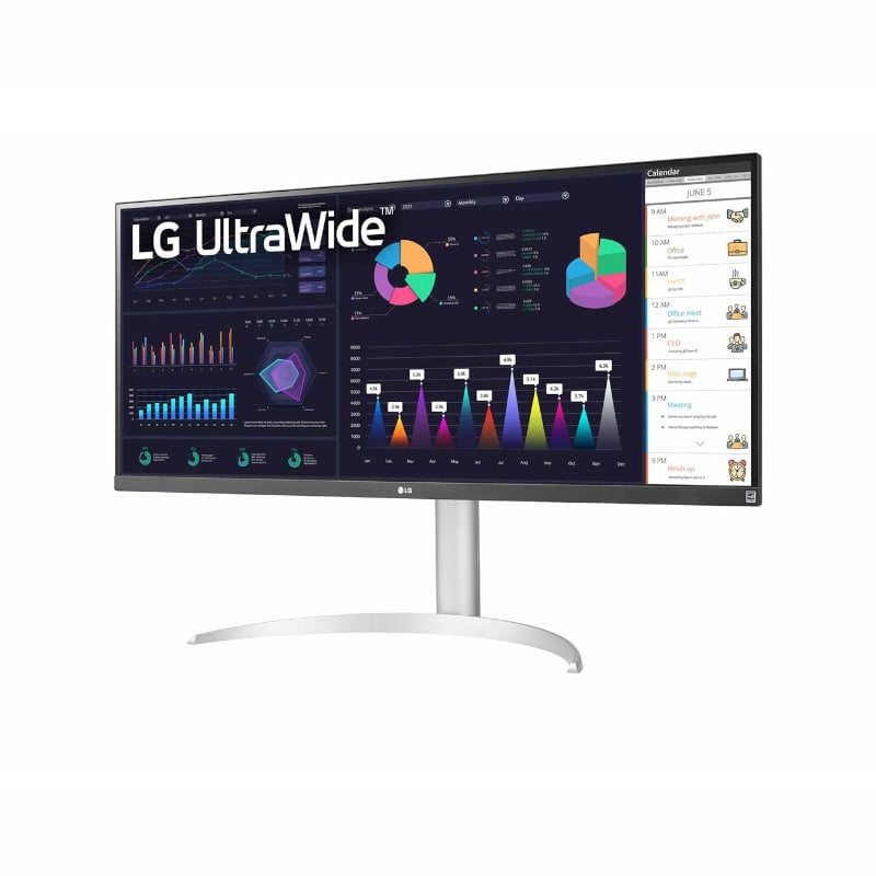 LG 34" 21:9 UltraWide IPS 75Hz Monitor White 34WQ650-W - Image 2