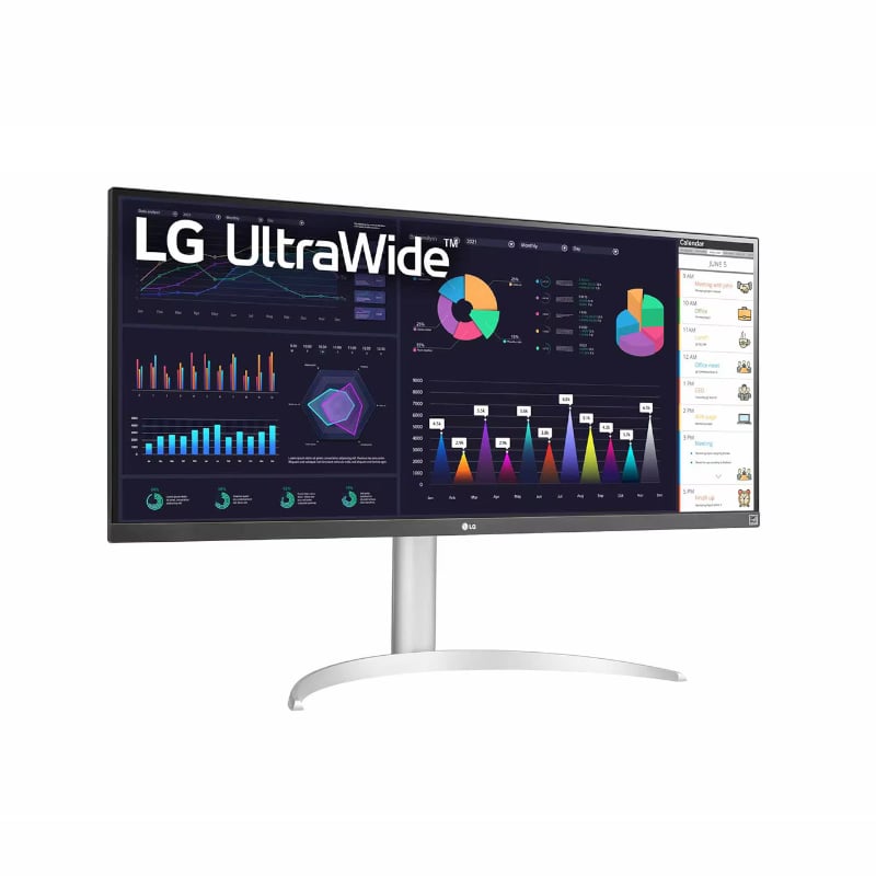 LG 34" 21:9 UltraWide IPS 75Hz Monitor White 34WQ650-W - Image 3