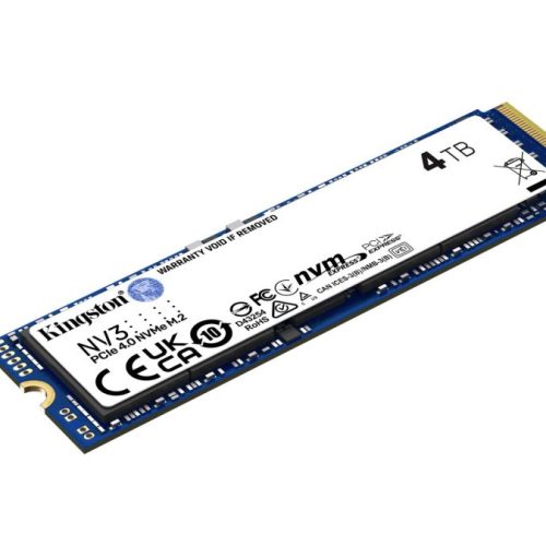 Kingston NV3 4TB M.2 2280 PCIe Gen4 NVMe SSD