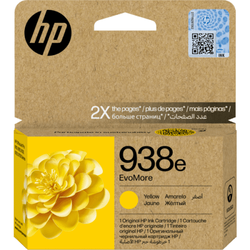 HP 938E EvoMore Yellow Original Ink Cartridge