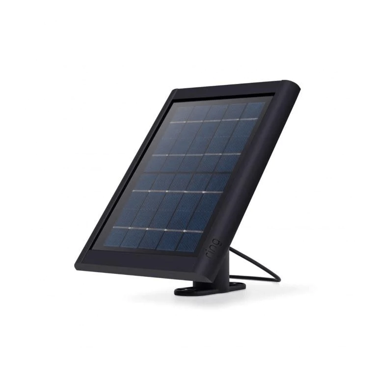 RING - SOLAR PANEL V4- 2ND GEN - BLACK ( : STICK UP PRO, SPOTLIGHT PLUS, SPOTLIGHT PRO)