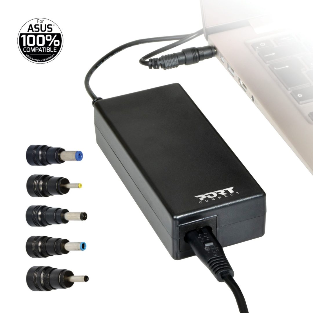 Port Connect 65W Notebook Adapter for Asus 900093-AS