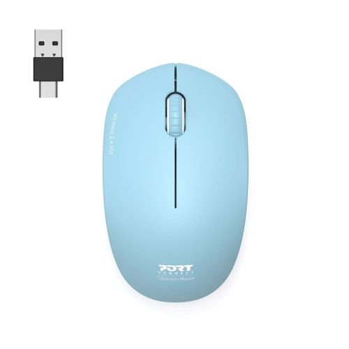 Port Connect Wireless Mouse Azur 900544