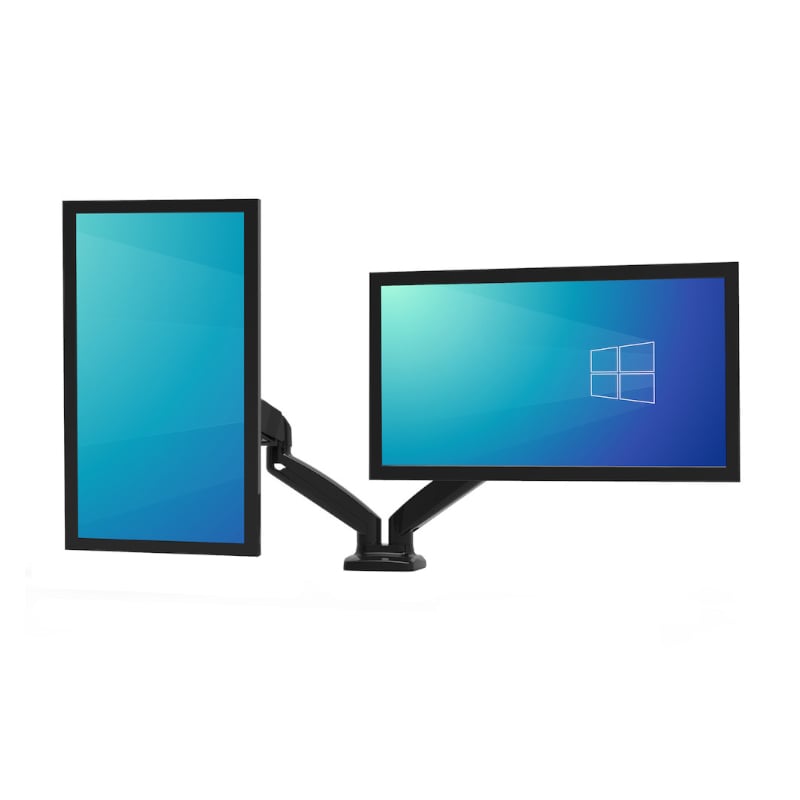 Port Monitor Arm VESA Dual Screen Black 901105 - Image 4