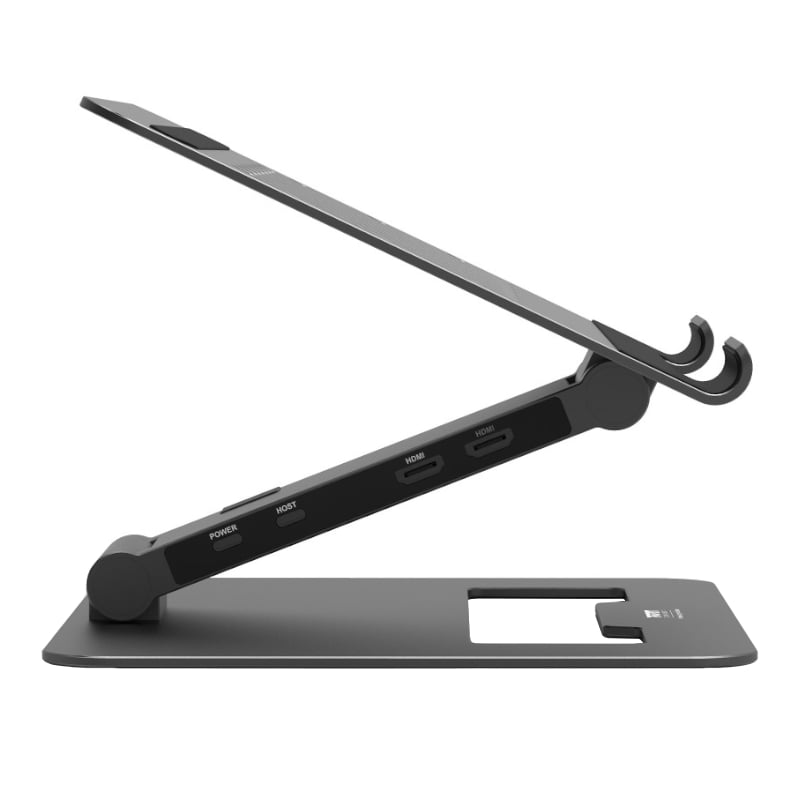 Port Connect Adjustable Stand + Dock Type-C to 1 x RJ45|2 x USB3.1 Gen1|2 x HDMI 4k@60H… - Image 4
