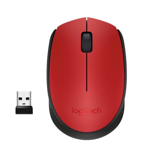 Logitech M171 Wireless Mouse Red
