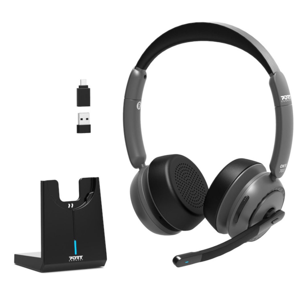Port Connect ON’R 700 Bluetooth Wireless Headset Noise Cancellation