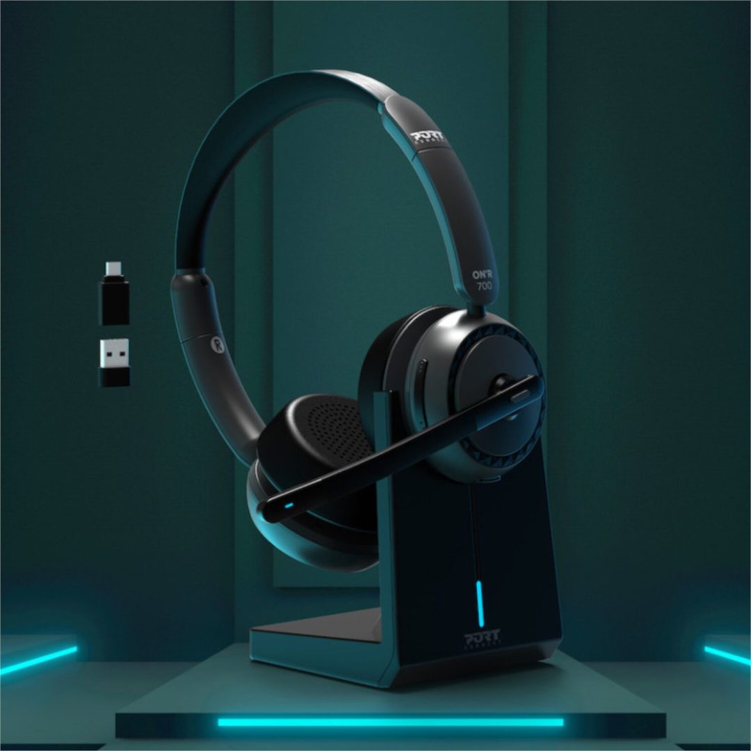 Port Connect ON’R 700 Bluetooth Wireless Headset Noise Cancellation - Image 8
