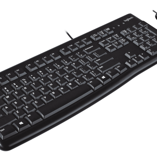 Logitech MK120 Wired Keyboard Mouse Combo Black