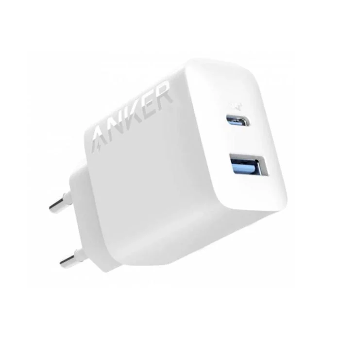 ANKER 312 USB TYPEC 20W PD WALL CHARGER WHITE SUPER FAST CHARGER INCLUDED USB-C TO USB-…