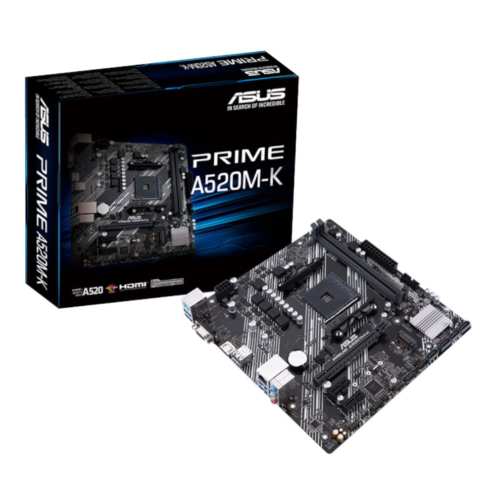 ASUS PRIME A520M-K AM4 Micro-ATX Motherboard A520M-K-PRIME