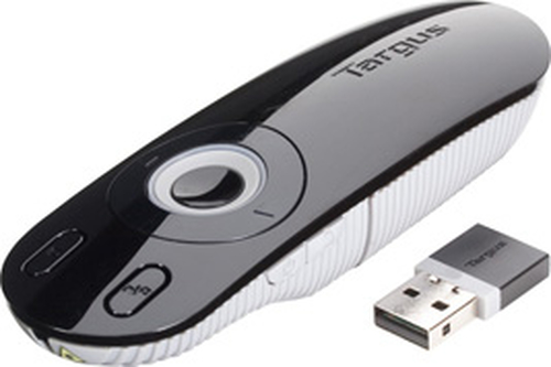 TARGUS WIRELESS PRESENTER LASER POINTER, LEAR & INTUITIVE LAYOUT, 2.4 GHZ WIRELESS TECH…