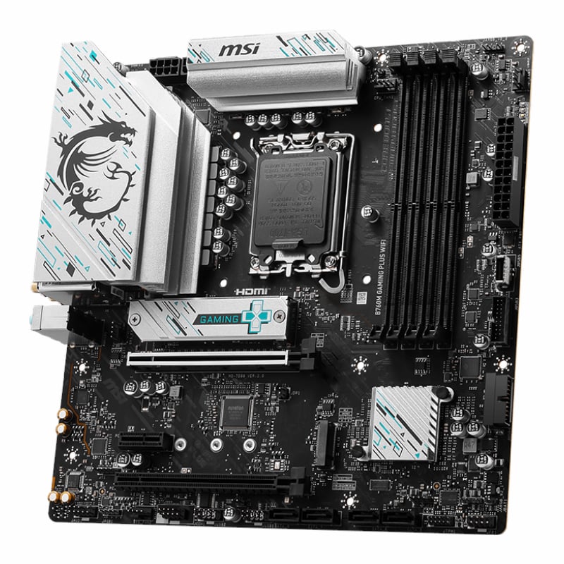 MSI B760M Gaming Plus WiFi DDR5 LGA1700 mATX Motherboard - Image 3