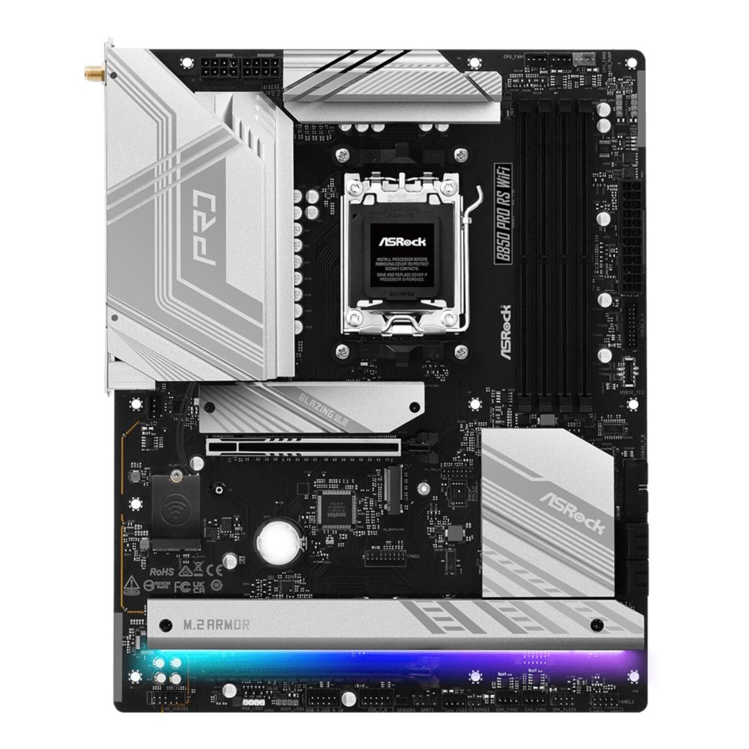 ASRock B850 Pro RS Wi-Fi AM5 ATX Motherboard - Image 2