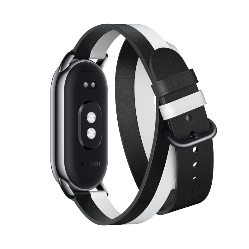 Xiaomi Smart Band 8 Double Wrap Strap Black White BHR7311GL - Image 3