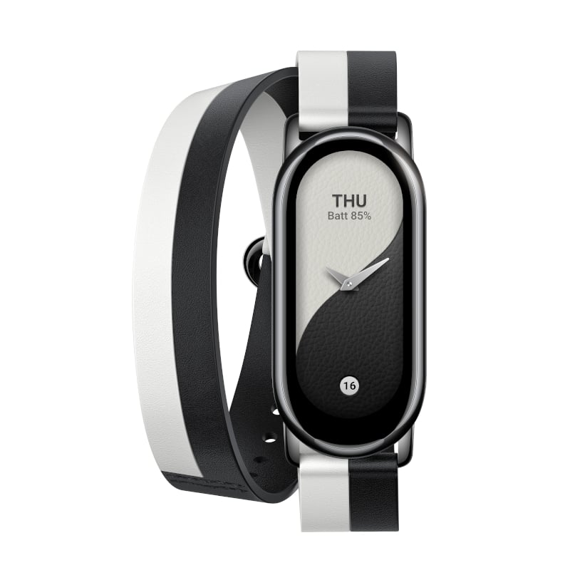 Xiaomi Smart Band 8 Double Wrap Strap Black White BHR7311GL