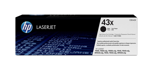 HP 43X High Yield Black LaserJet Toner Cartridge