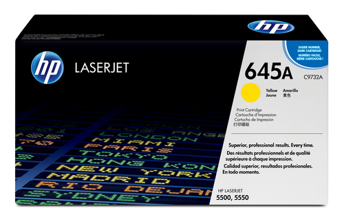 HP 645A Yellow Color LaserJet Toner Cartridge
