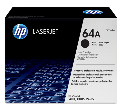 HP 64A LASERJET P4014/P4015/P4515 BLACK PRINT TONER CARTRIDGE PRINTS APPROXIMATELY 10 0…