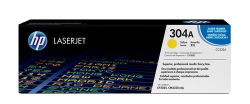 HP 304A Yellow Color LaserJet Toner Cartridge
