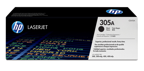 HP 305A BLACK LASERJET TONER CARTRIDGE LASERJET PRO 300 400 COLOR SERIES
