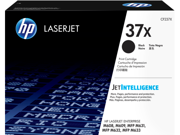 HP 37X High Yield Black LaserJet Toner Cartridge