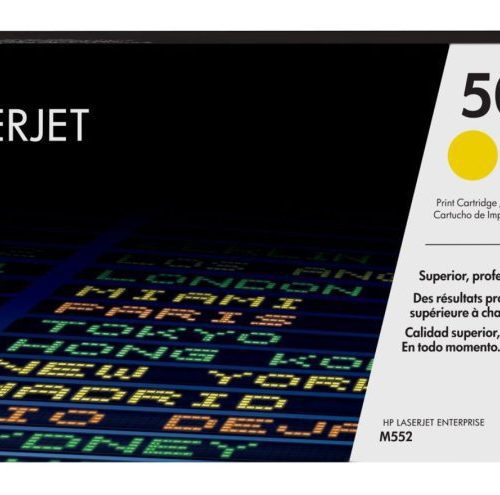 HP 508A Yellow LaserJet Enterprise Toner Cartridge