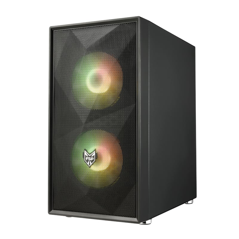 FSP CST130A Micro-ATX Gaming PC Case Black