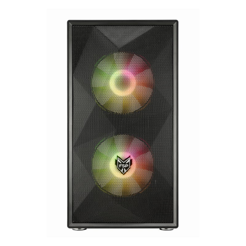 FSP CST130A Micro-ATX Gaming PC Case Black - Image 5