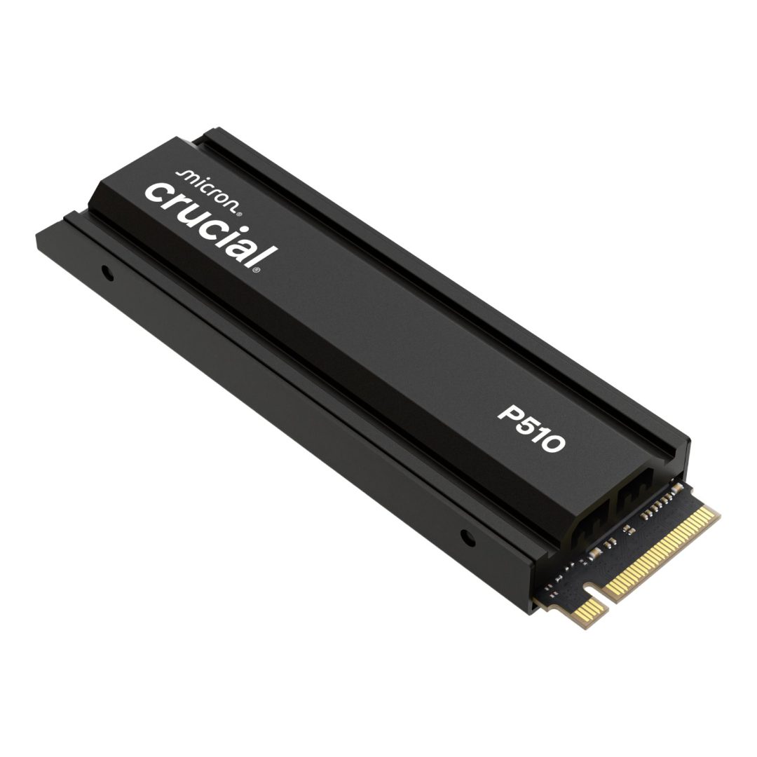 Crucial P510 1TB Gen5 NVMe SSD with Heatsink CT1000P510SSD5 - Image 2