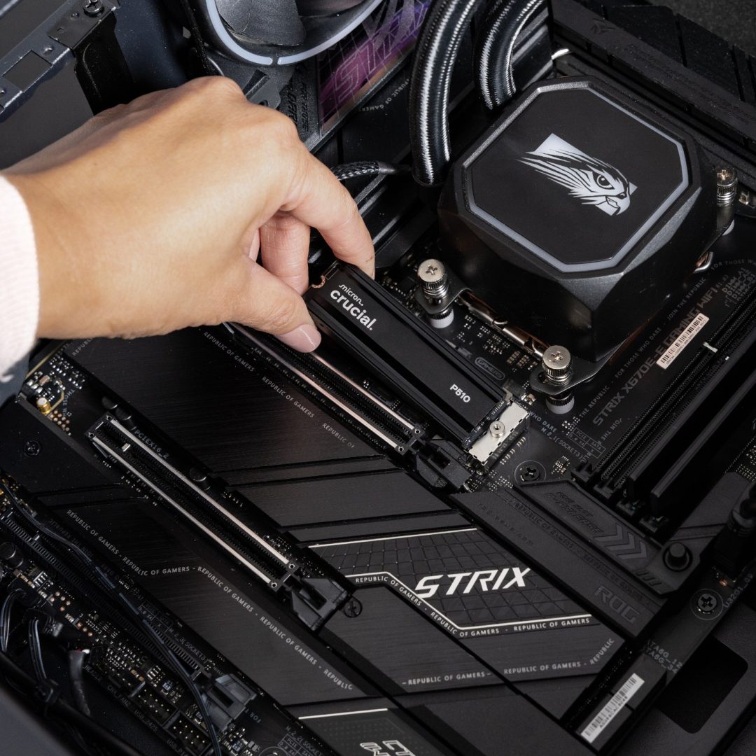 Crucial P510 1TB Gen5 NVMe SSD with Heatsink CT1000P510SSD5 - Image 9