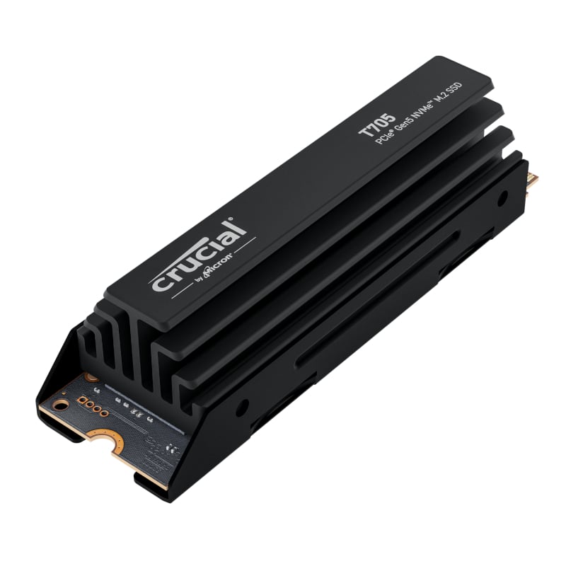 Crucial T705 2TB M.2 NVMe Gen5 Heatsink NAND SSD - Image 3