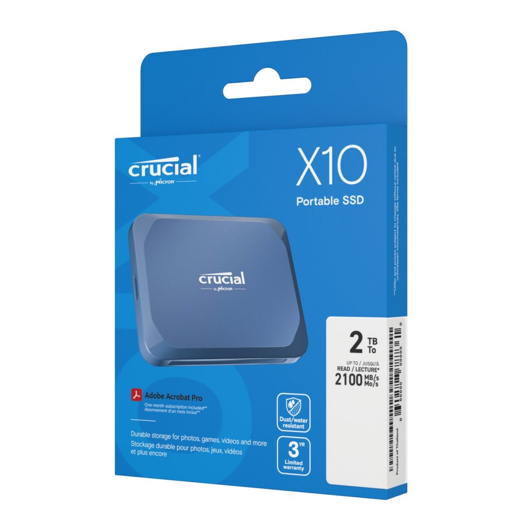 Crucial X10 2TB USB-C Portable SSD CT2000X10SSD9 - Image 5