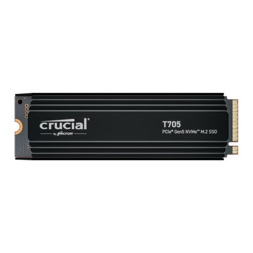 Crucial T705 4TB PCIe Gen5 NVMe M.2 SSD with Heatsink CT4000T705SSD5
