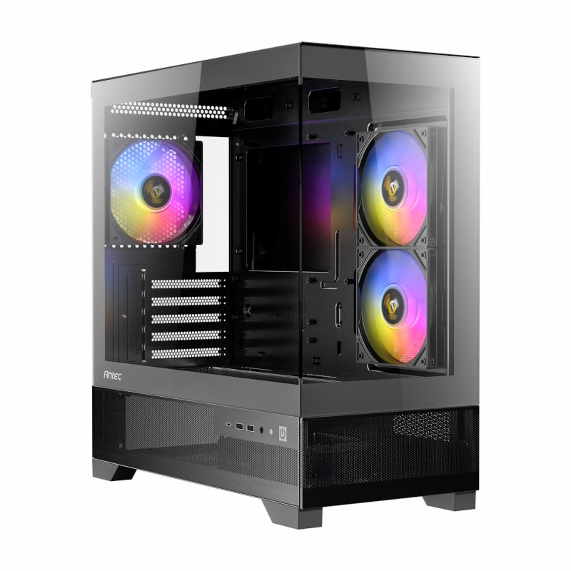 Antec CX500M Micro-ATX | ITX RGB Mini-Tower Gaming Chassis Type-C - Black - Image 6