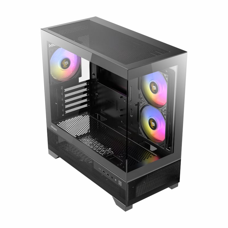 Antec CX500M Micro-ATX | ITX RGB Mini-Tower Gaming Chassis Type-C - Black - Image 10