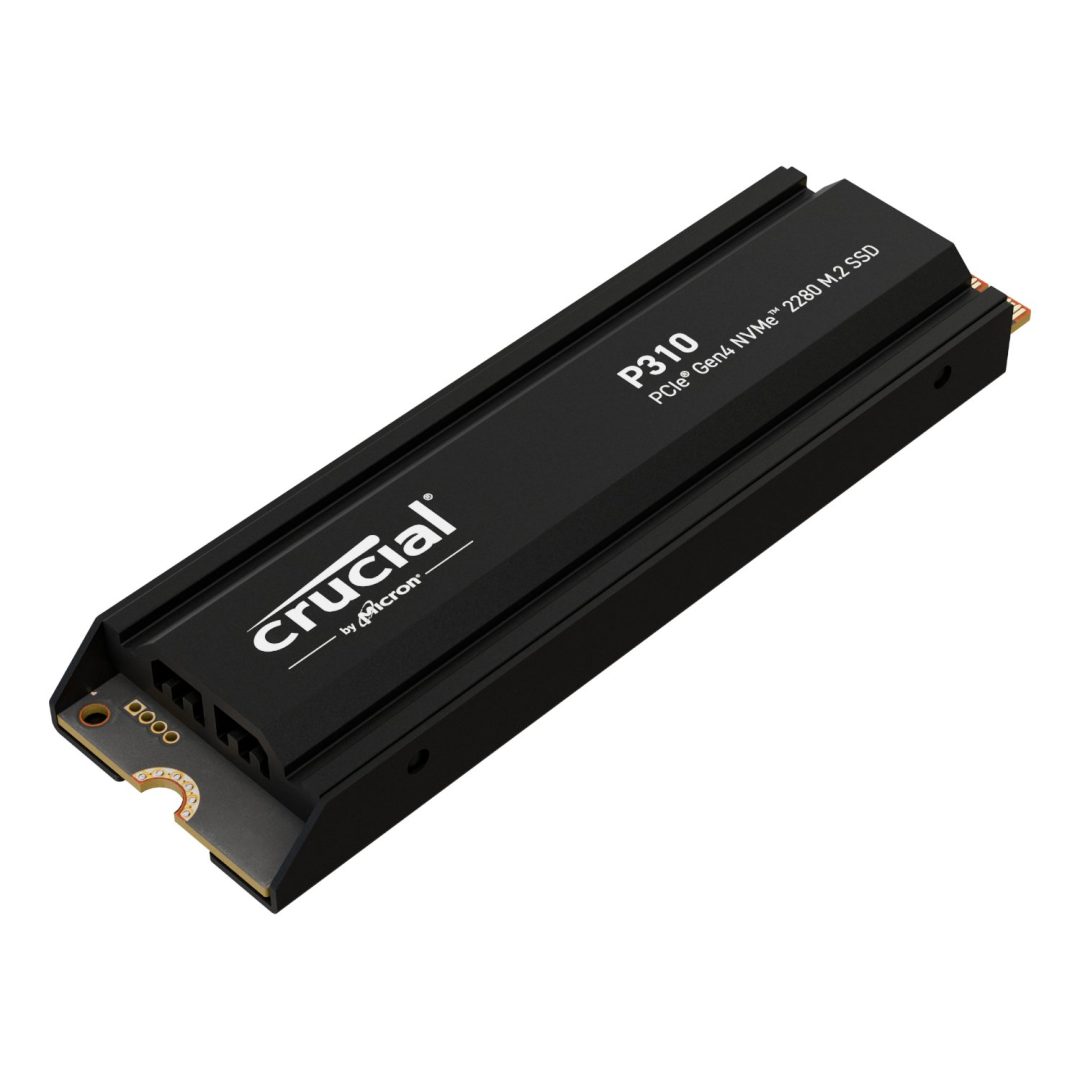 Crucial P310 1TB PCIe Gen4 NVMe M.2 2280 SSD with Heatsink CT1000P310SSD5 - Image 2