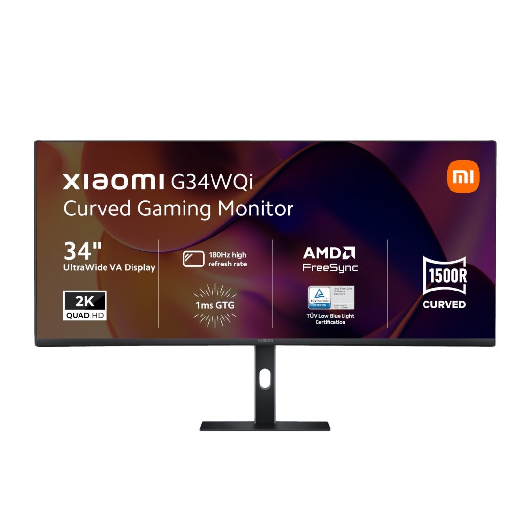 Xiaomi G34WQi 34" 1440p UltraWide VA Curved 180Hz Gaming Monitor ELA5454EU