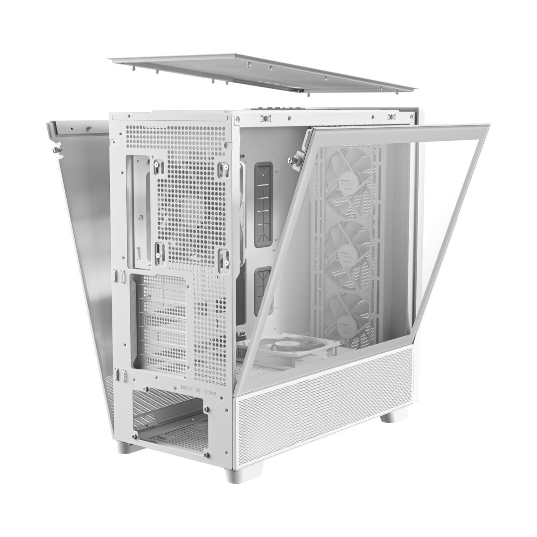 Antec FLUX Mid-Tower E-ATX Gaming Case White Birch Wood Front FLUX-W - Image 5