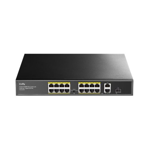 Cudy 16-Port Unmanaged PoE+ Switch Rack Mount