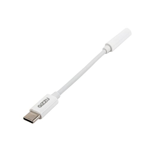 Gizzu USB Type-C to 3.5mm AUX Audio Adapter White GAPC35