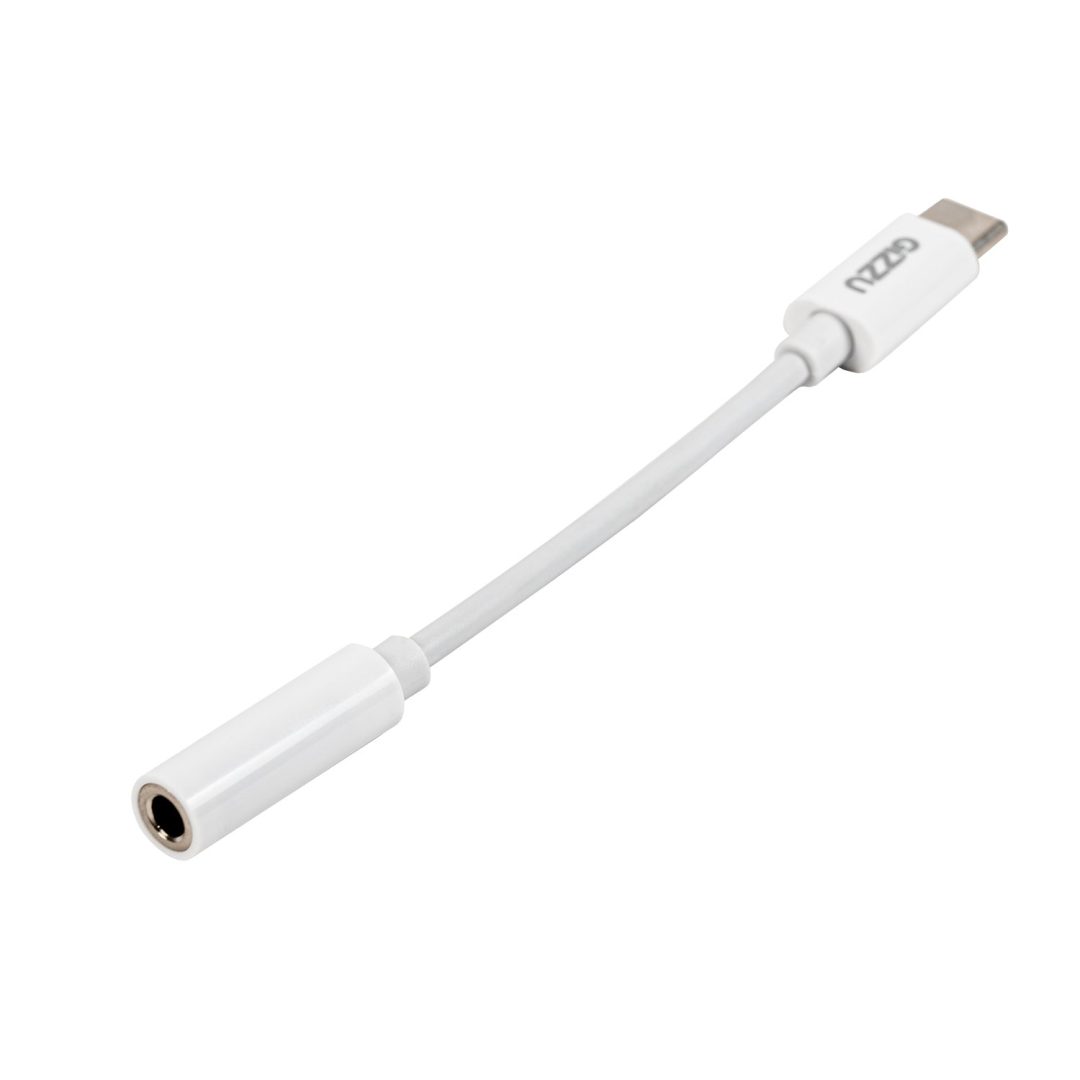 Gizzu USB Type-C to 3.5mm AUX Audio Adapter White GAPC35 - Image 2