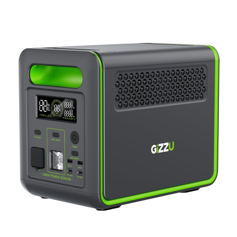 GIZZU HERO MAX 1024Wh 1000W UPS Power Station GPS1000U