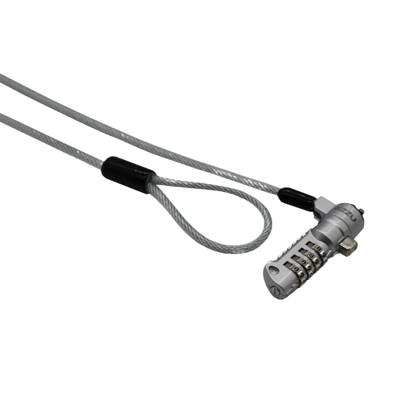 Gizzu 1.8m Nano Combination Lock Laptop Security Cable GSCNC