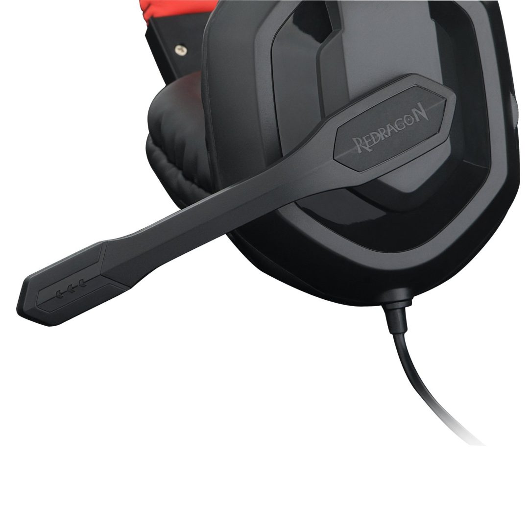 Redragon ARES Aux Gaming Headset Black - Image 3