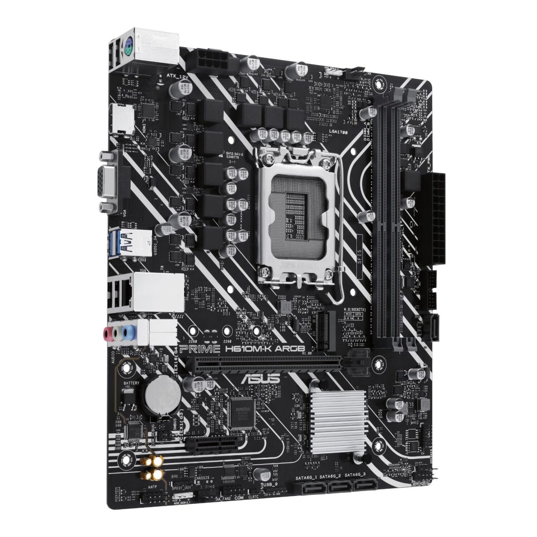 Asus PRIME H610M-R DDR5 LGA1700 Micro-ATX Motherboard - Image 3